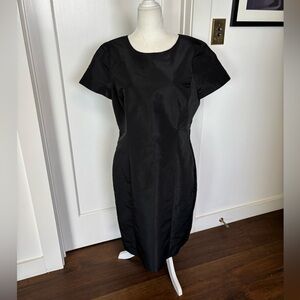 Brooks Brothers Black Sheath Dress Sz 14